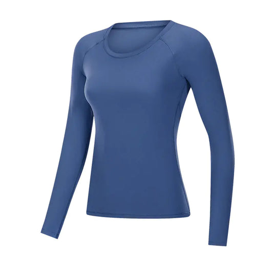 Furrzy Slim Fit Nude Feel Yoga Wear for Women - Fitness Top