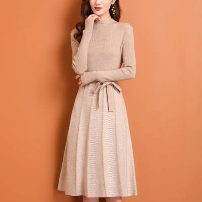Furrzy Long Women's Sweater Skirt Inner Wear Dress