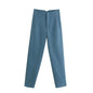 Furrzy Elegant High Waist Business Pencil Trousers for Women