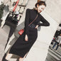 Furrzy Knit Bodycon Dress, Sweater Dress, Layering Dress