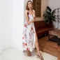 Furrzy Bohemian Print Dress for Women - Beachwear Dress