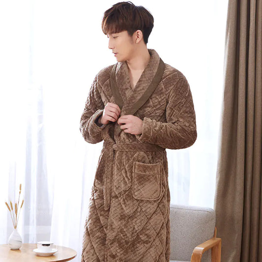 Furrzy Thickened Coral Fleece Quilted Flannel Winter Wear