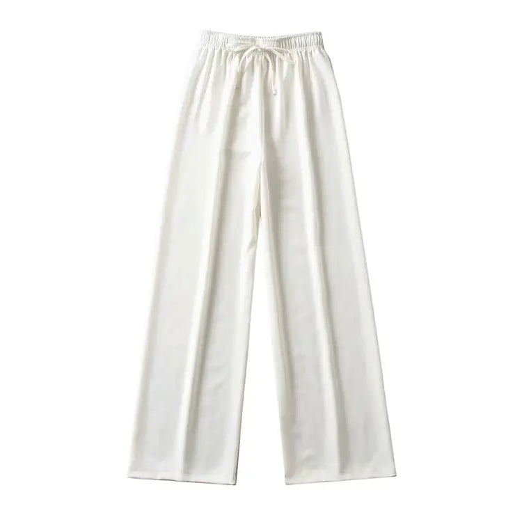 Furrzy High Waist Wide-Leg Trousers for Women