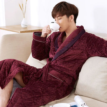 Furrzy Thickened Coral Fleece Quilted Flannel Winter Wear