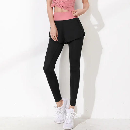 Furrzy High Waist Stretch Yoga Pants for Women Fitness Wear