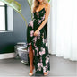 Furrzy Cross-Border Floral Maxi Dress for Women