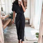 Furrzy Summer Short Sleeve Floral Maxi Dress for Women