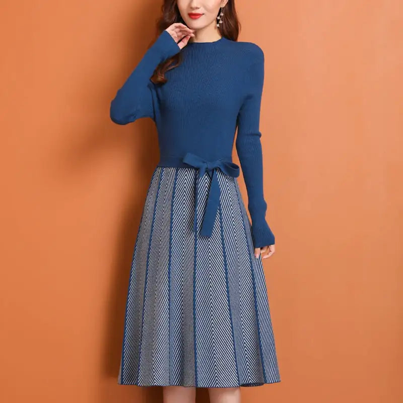 Furrzy Long Women's Sweater Skirt Inner Wear Dress