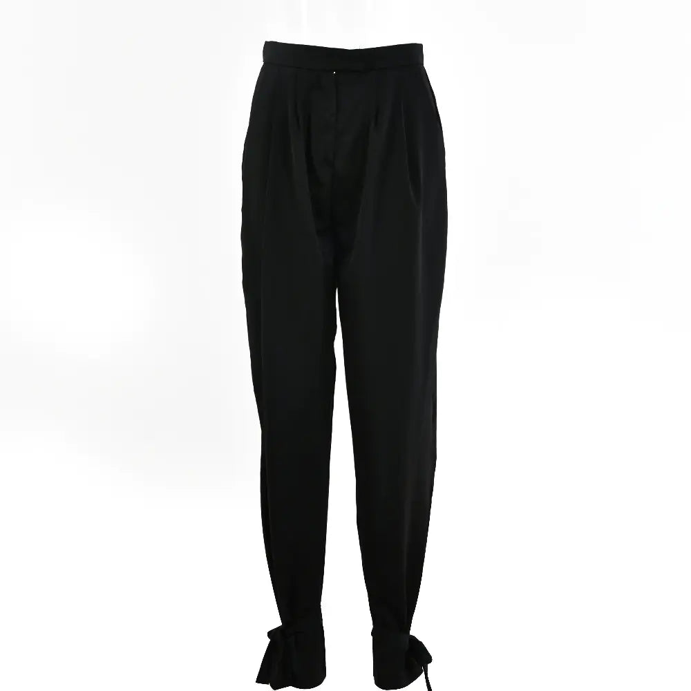 Furrzy High-Waist Lace-Up Trousers for Women