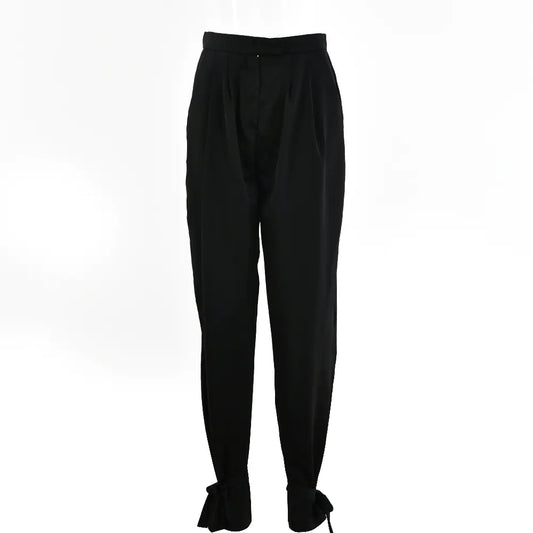 Furrzy High-Waist Lace-Up Trousers for Women