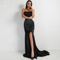 Strapless Sequin Maxi Dress - Floor-Length Party Gown