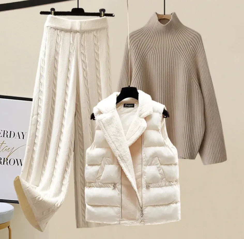 Furrzy Women's Cozy 4-Piece Outfit Set