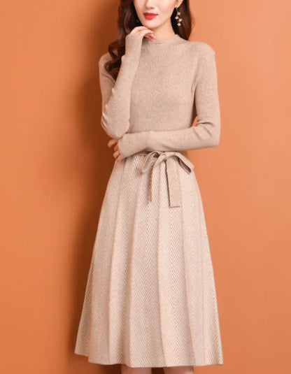 Furrzy Long Women's Sweater Skirt Inner Wear Dress