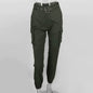 Furrzy High Waist Tight-Fitting Cargo Trousers for Women