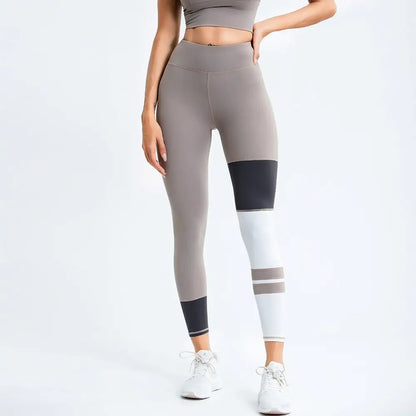 Furrzy Colorblock Striped Sports Trousers for Women