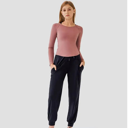 Furrzy Slim Fit Nude Feel Yoga Wear for Women - Fitness Top