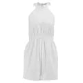 Furrzy Summer Backless Cotton Beach Jumpsuit for Women