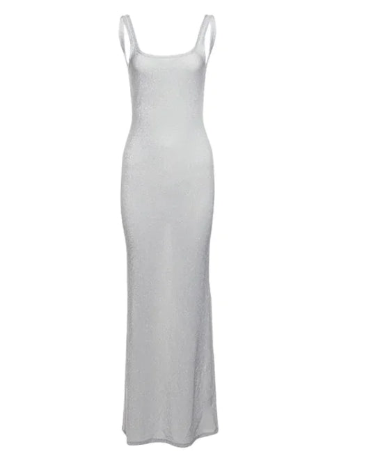 Furrzy Glamorous Sequin Evening Dress