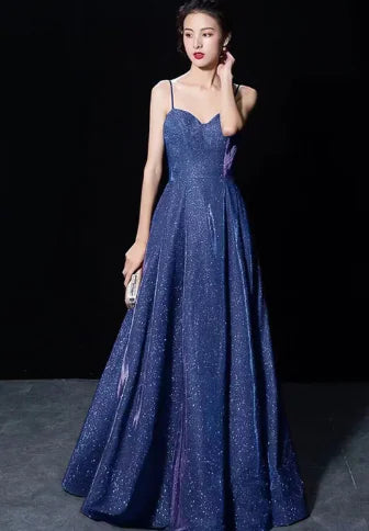 Deep V Neck Backless Dress, Sexy Long Gown