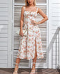 Furrzy Bohemian Floral Midi Tank Dress