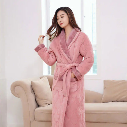 Furrzy Thickened Coral Fleece Quilted Flannel Winter Wear