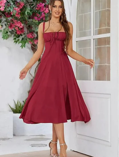 Furrzy Bohemian Floral Midi Dress