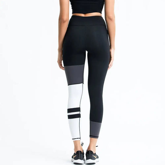 Furrzy Colorblock Striped Sports Trousers for Women