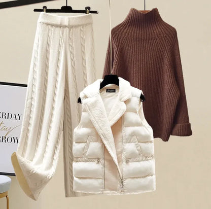 Furrzy Women's Cozy 4-Piece Outfit Set