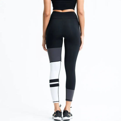 Furrzy Colorblock Striped Sports Trousers for Women