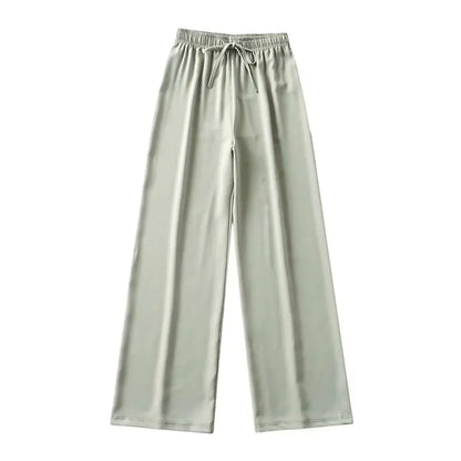 Furrzy High Waist Wide-Leg Trousers for Women
