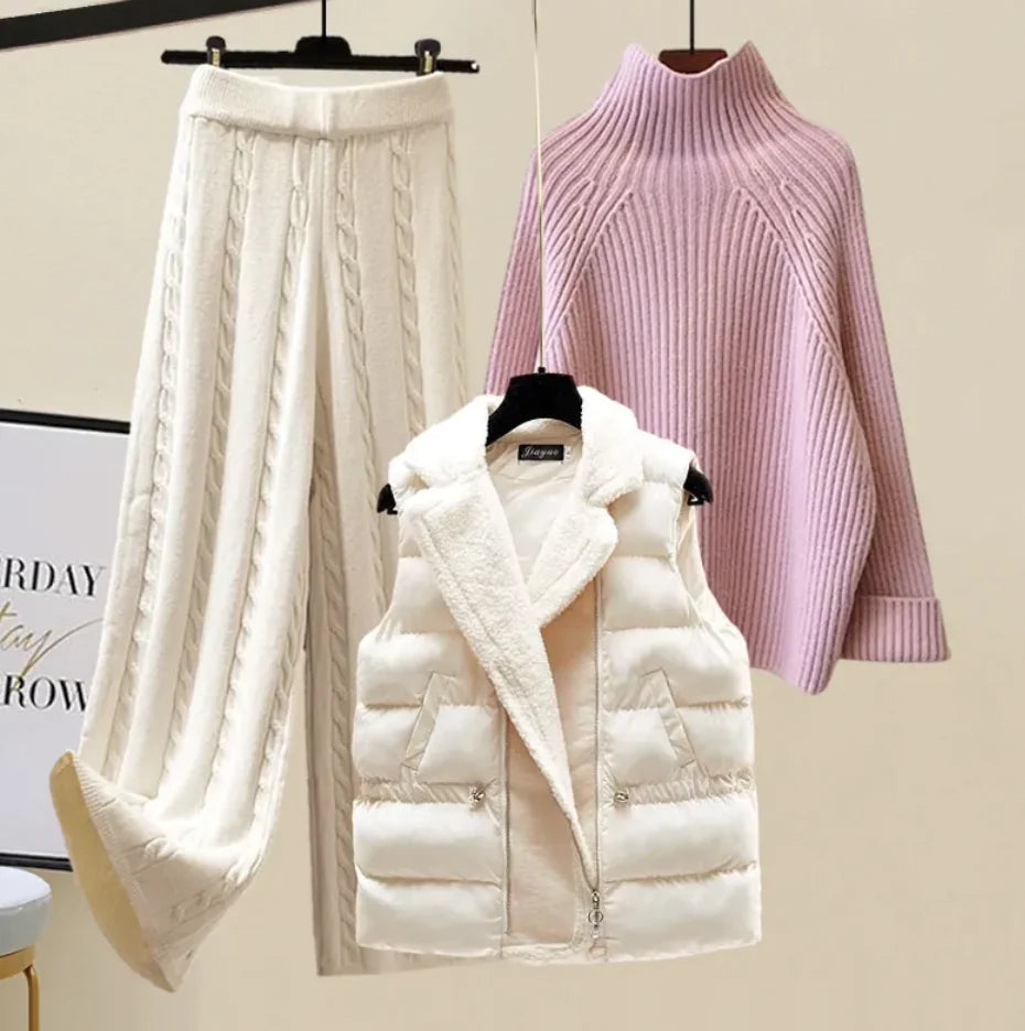 Furrzy Women's Cozy 4-Piece Outfit Set