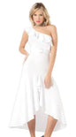 Furrzy Elegant Off-Shoulder Long Evening Dress for Parties