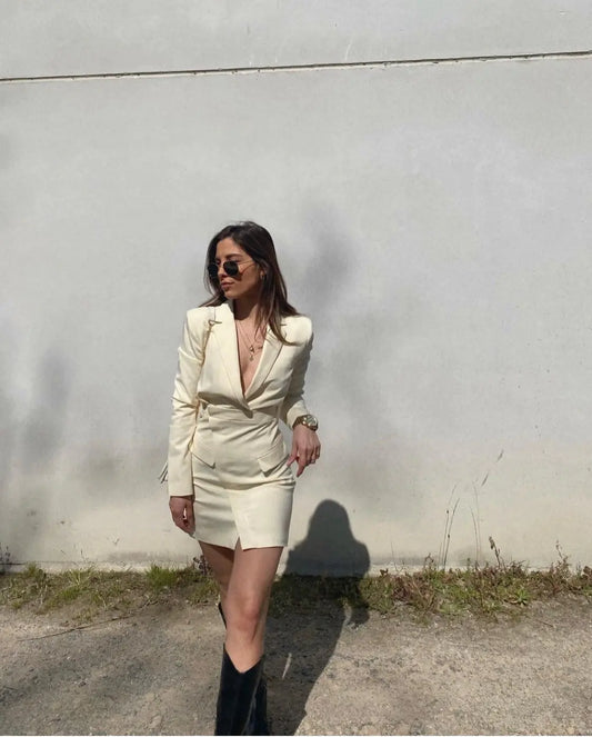 Furrzy Chic Thin Light Luxury Spring Summer Dress