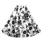 Furrzy Vintage High-Waist A-Line Polka Dot Midi Skirt