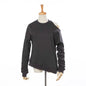 Furrzy American Retro Dark Gray Chic Round Neck Hoodie