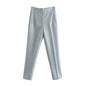 Furrzy Elegant High Waist Business Pencil Trousers for Women
