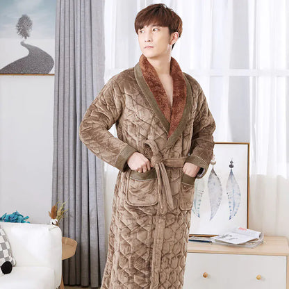 Furrzy Thickened Coral Fleece Quilted Flannel Winter Wear
