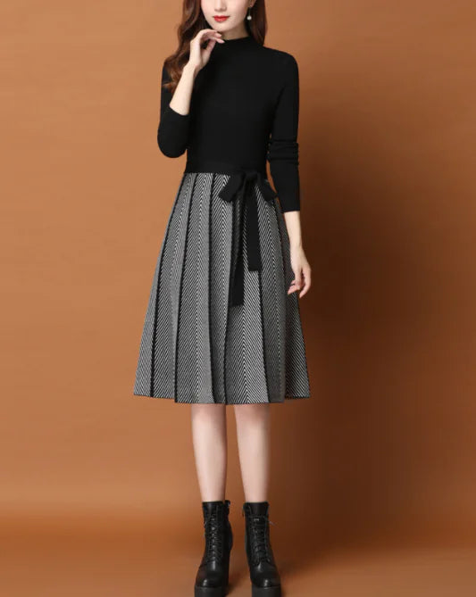 Furrzy Long Women's Sweater Skirt Inner Wear Dress
