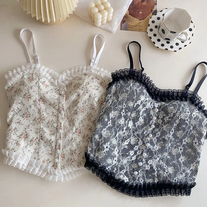 Furrzy Floral Beaded Tube Top for Women - Versatile Wear