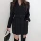 Furrzy Chic Retro Spring Autumn Women's Casual Blazer Jacket