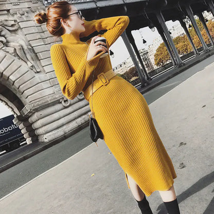 Furrzy Knit Bodycon Dress, Sweater Dress, Layering Dress