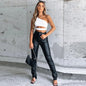 Furrzy Multicolor Stretch Leather Trousers for Women