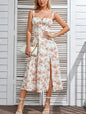 Furrzy Bohemian Floral Midi Dress