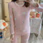 Furrzy Slim Thermal O-neck Long Johns for Women Winter Wear