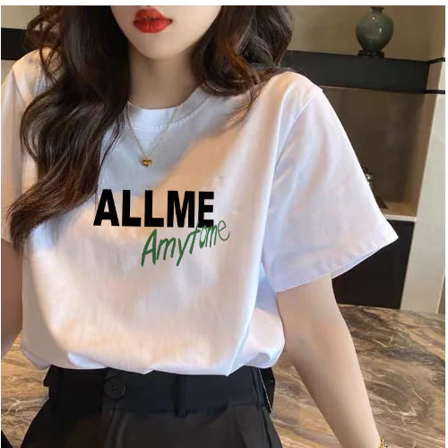 Furrzy Curly Bear Oversized White T-Shirt for Women