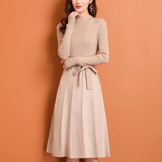 Furrzy Long Women's Sweater Skirt Inner Wear Dress