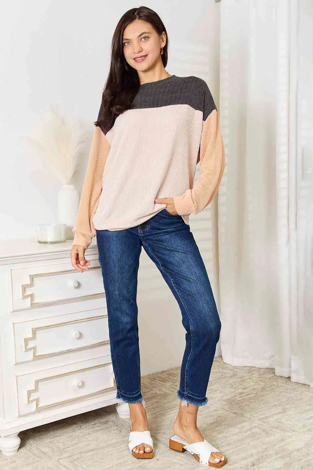Furrzy Double Take Dropped Shoulder T-Shirt-