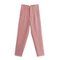 Furrzy Elegant High Waist Business Pencil Trousers for Women
